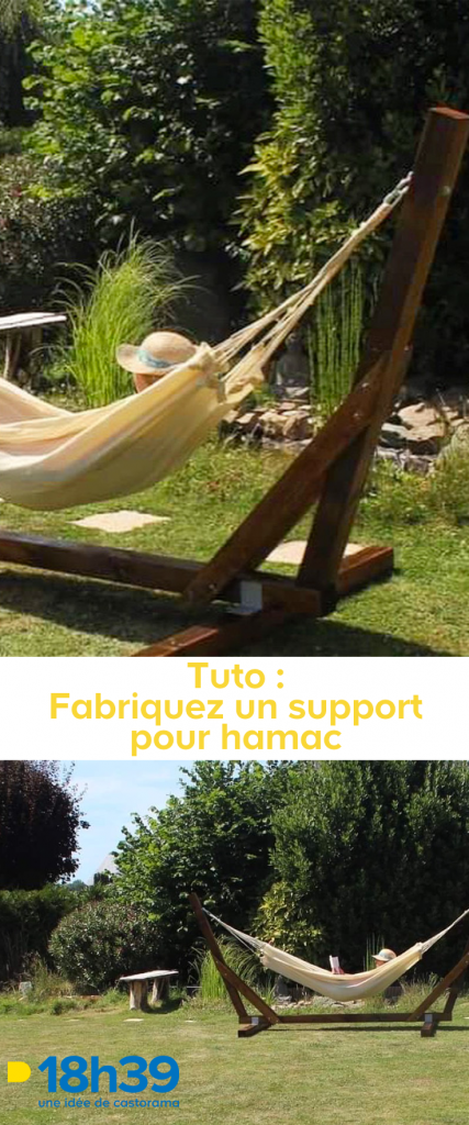 Tutoriel Comment réaliser un support de hamac en bois