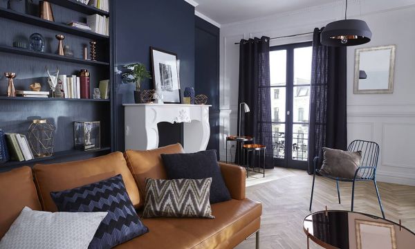 Déco : Un salon sobre et chic