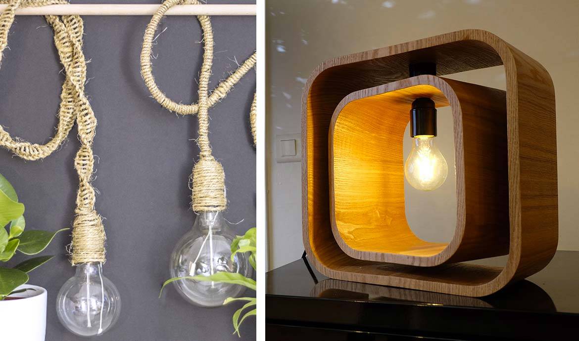 DIY : 16 lampes ultra-originales à réaliser vous-même avec un mini