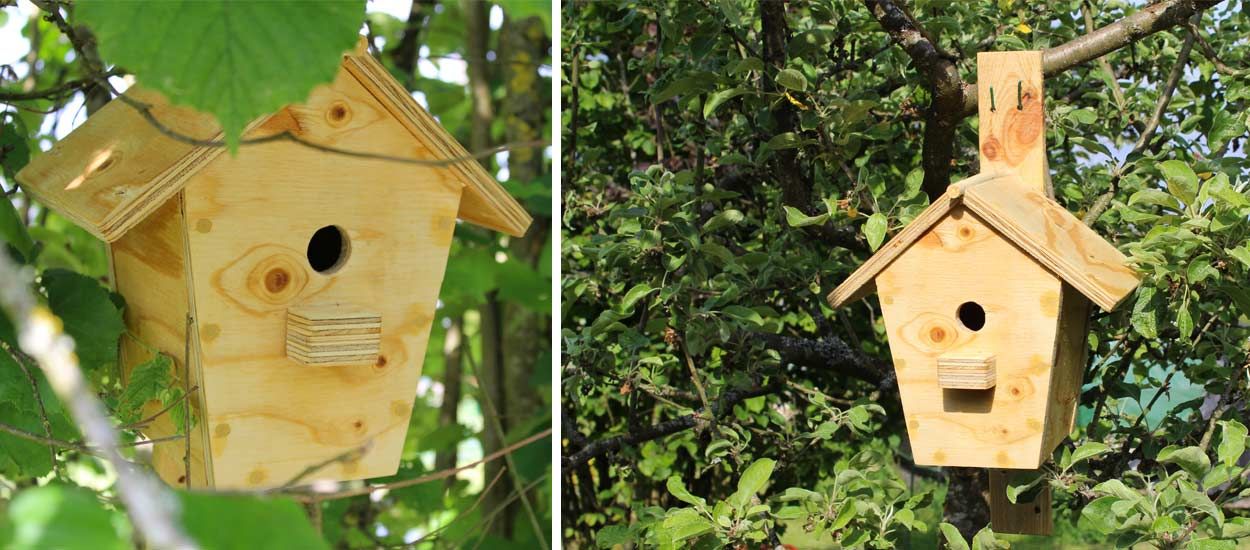 Fabriquez un nichoir pour les oiseaux du jardin - DIY maison à