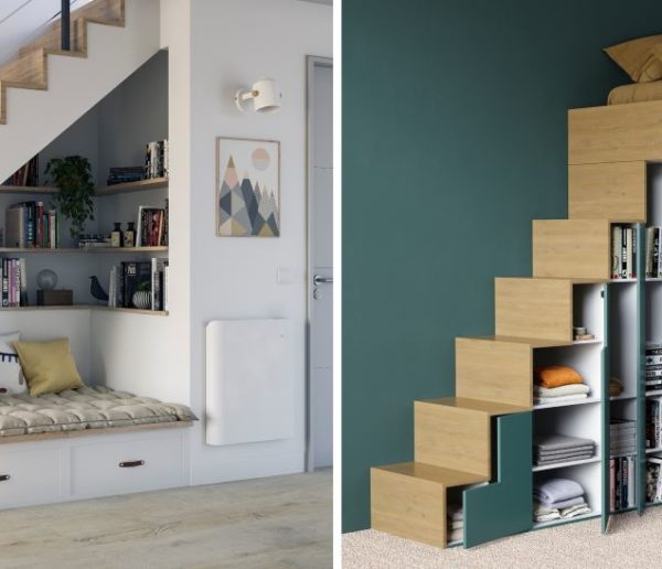 17 idées brillantes pour aménager l'espace sous l'escalier