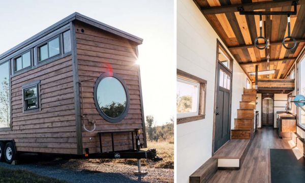 Cette tiny house est totalement équipée pour faire du sport