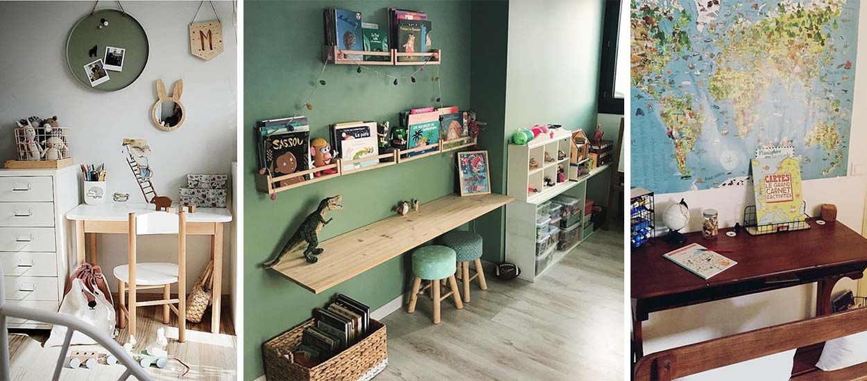 Bricolage, décorer le coin bureau des enfants avant la rentrée