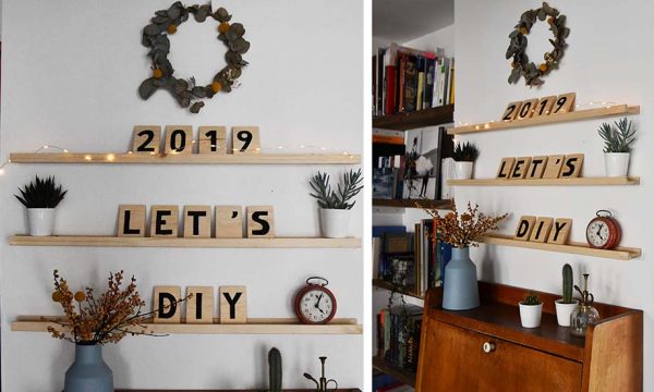 Tuto : Fabriquez un letter board tendance avec une simple planche de bois !