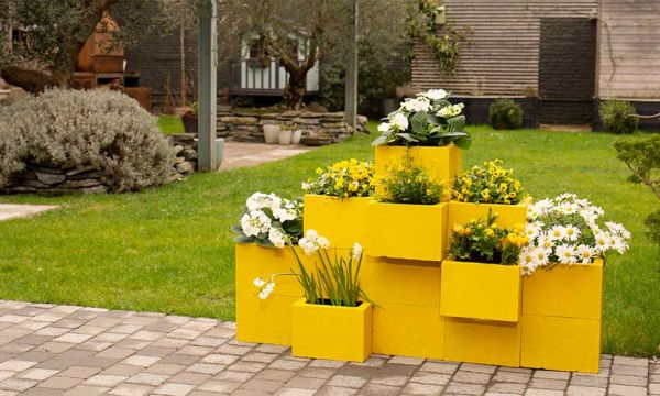 Tuto : Fabriquez des jardinières en béton pour embellir votre jardin