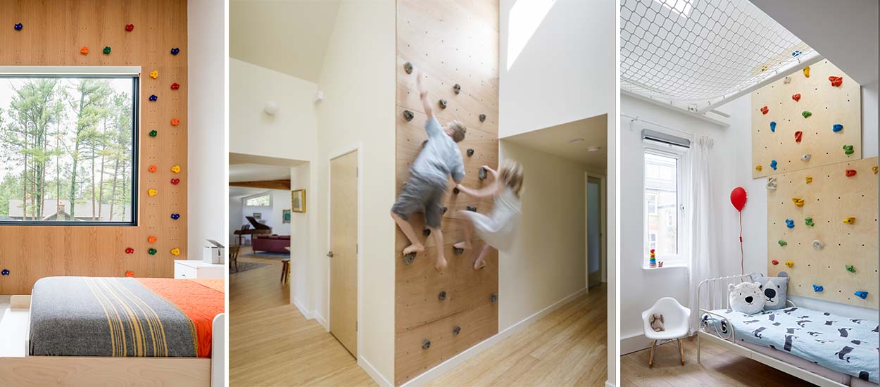 Belles Idees Pour Installer Un Mur D Escalade Interieur Pour Enfant