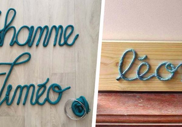 Comment Fabriquer Un Prenom En Deco Pour Enfant