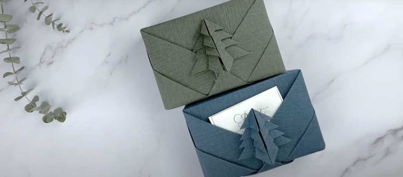 Noël : comment faire un papier cadeau original avec des origamis