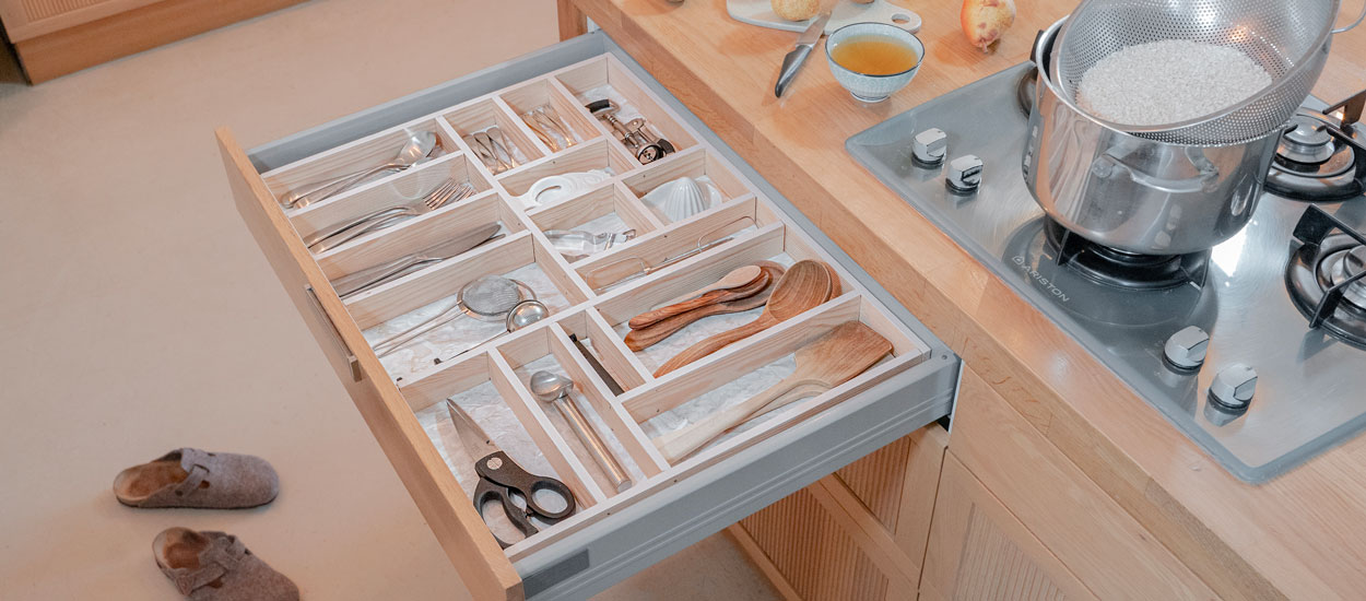 Des rangements pour vos tiroirs de cuisine