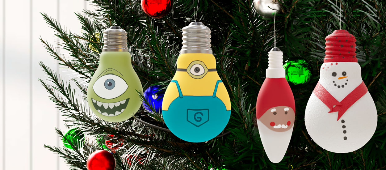 Tuto : Recyclez des ampoules en décorations de Noël amusantes pour