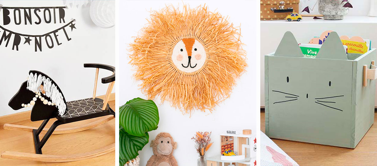 8 idées de DIY sur le thème des animaux pour décorer la chambre de vos enfants