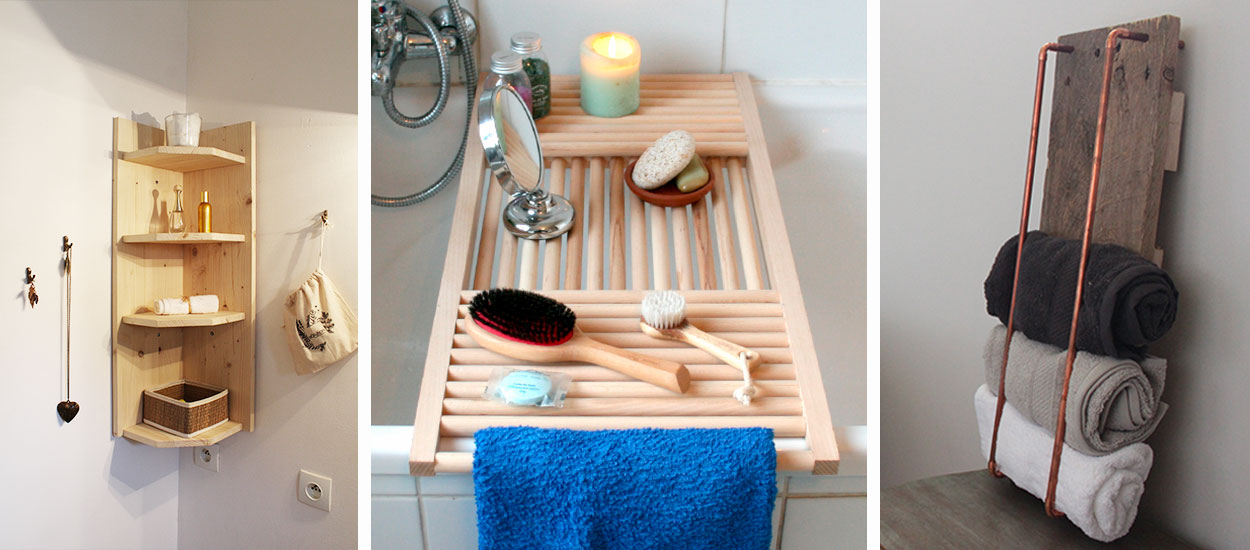 Salle de bains : 10 tutos DIY pour économiser sur les meubles et accessoires